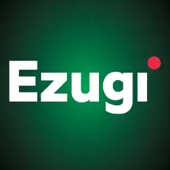 โลโก้ Ezugi ตัวอักษรสีขาวเรียบหรูบนพื้นสีเขียว