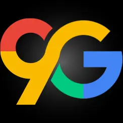 โลโก้ 9G ตัวเลขเก้าคู่กับตัวอักษรจีหลากเฉดสี