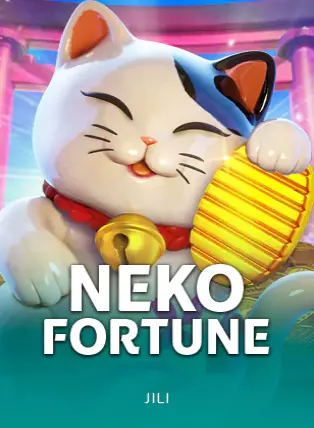 ปกเกมสล็อตรูปแมวกวักนำโชคสีขาวถือเหรียญทอง